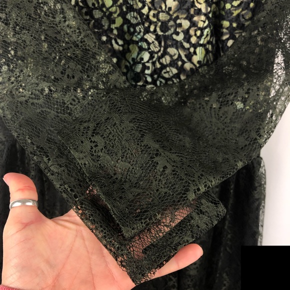 French Connection Molly Lace Fit & Flare Dress - Size 6 - Picture 7 of 16